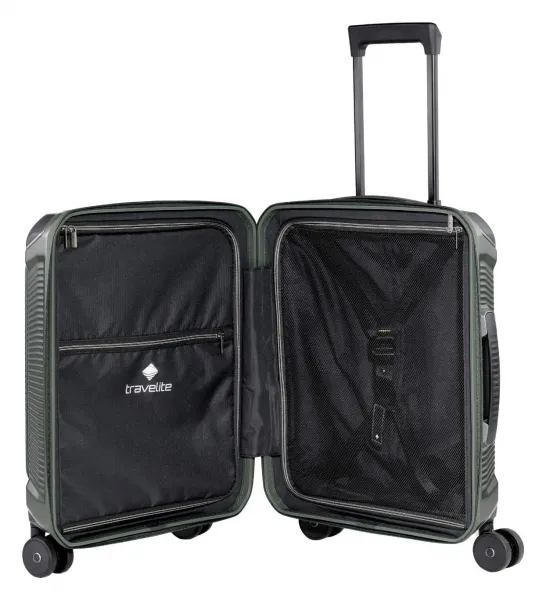 Palubný kufor na notebook Travelite Millennium S Front pocket Pine Green