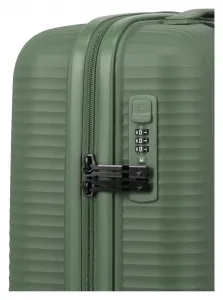 Palubný kufor Travelite Air Stripe S Slim Green