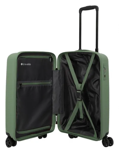 Palubný kufor Travelite Air Stripe S Slim Green