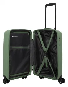 Palubný kufor Travelite Air Stripe S Slim Green
