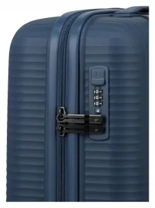 Palubný kufor Travelite Air Stripe S Slim Navy