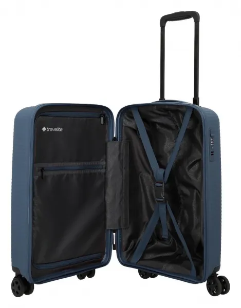 Palubný kufor Travelite Air Stripe S Slim Navy