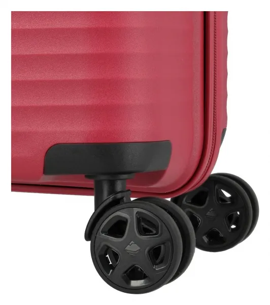 Palubný kufor Travelite Air Stripe S Slim Red