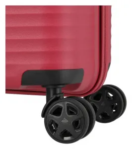 Palubný kufor Travelite Air Stripe S Slim Red