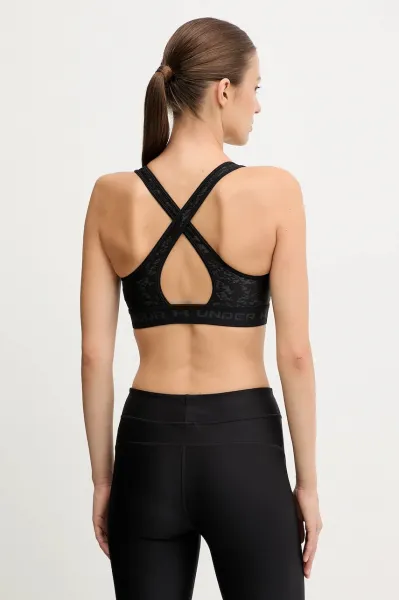 Women's Sports Compression Bra Under Amour Crossback Mid Print