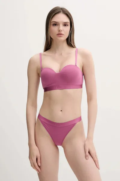 BOSS tangá dámske s bavlnou STRING BEA