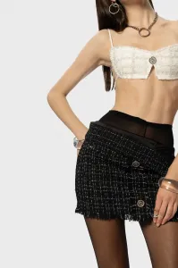 Blúzka GOD SAVE QUEENS EXECUTIVE TWEED TOP