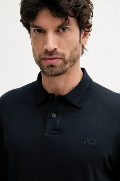 Bavlnené polo tričko BOSS Orange Pe_Interlock