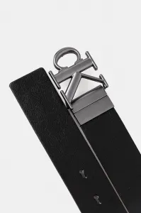 Obojstranný kožený opasok Calvin Klein