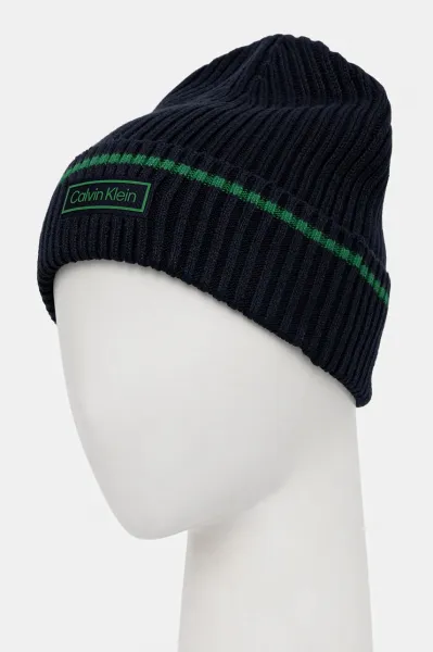 Detská čiapka s prímesou vlny Calvin Klein