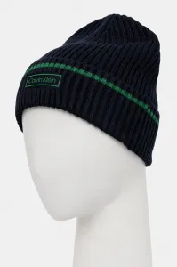 Detská čiapka s prímesou vlny Calvin Klein