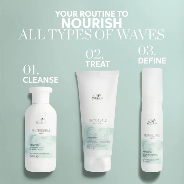 Wella Professionals Nutricurls Waves & Curls vyživujúci kondicionér pre jednoduché rozčesávanie vlasov 200 ml