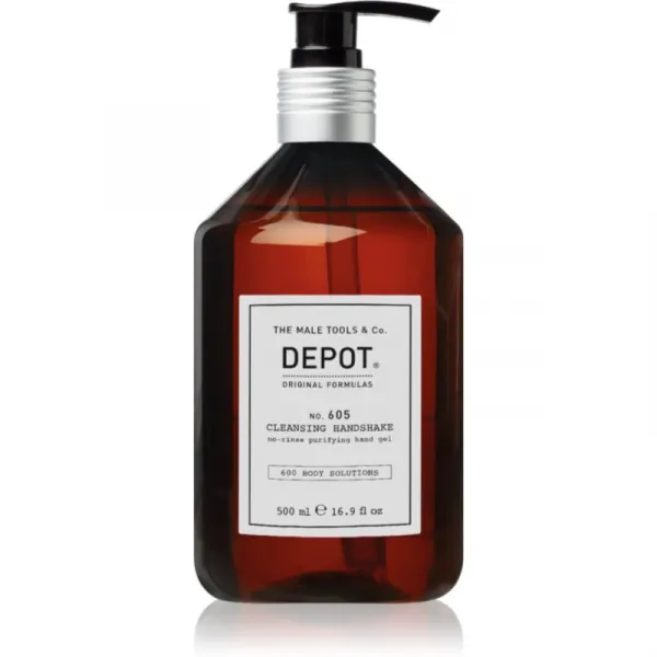 Depot 600 BODY SOLUTIONS NO. 605 CLEANSING HAND SHAKE čistiaci gél na ruky 500 ml
