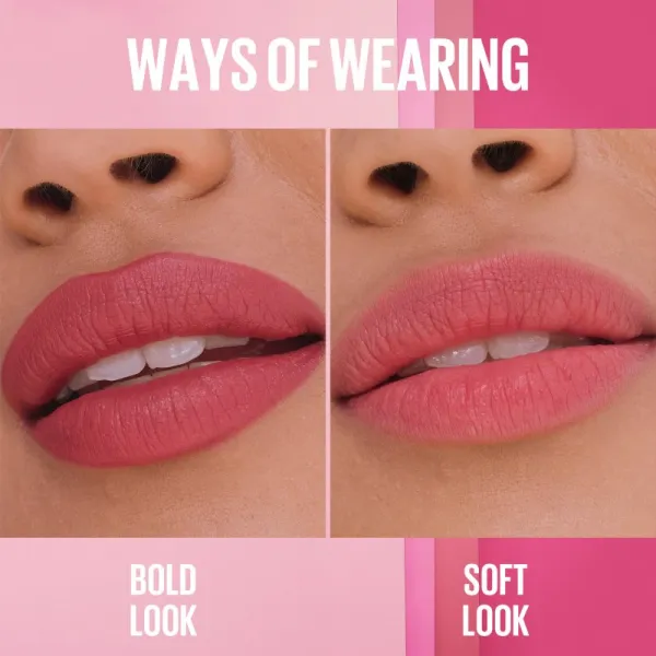MAYBELLINE NEW YORK Serum Lipstick Matte matný rúž s hydratačným účinkom odtieň 001 Crop Top 1 ks
