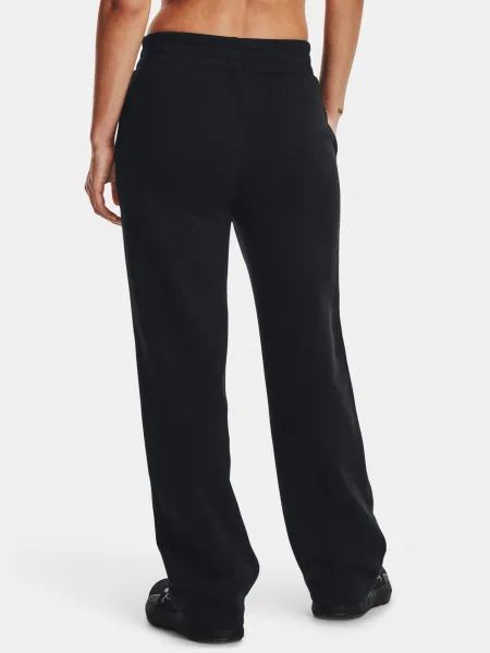 Čierne športové nohavice Under Armour UA Rival Flc Straight Pant