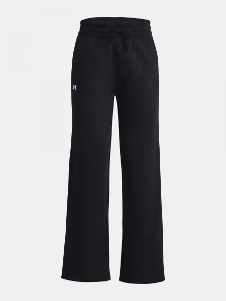 Čierne športové nohavice Under Armour UA Rival Flc Straight Pant