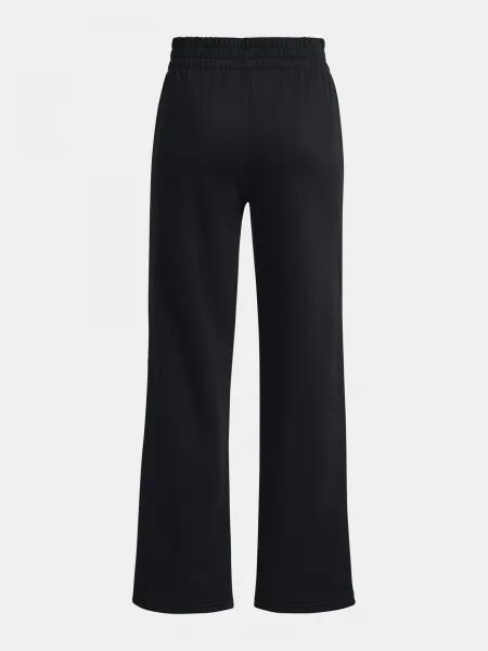 Čierne športové nohavice Under Armour UA Rival Flc Straight Pant