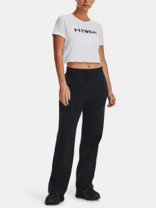 Čierne športové nohavice Under Armour UA Rival Flc Straight Pant