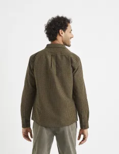 Celio Plaid Shirt 100% Cotton - Mens