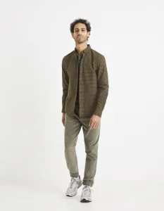 Celio Plaid Shirt 100% Cotton - Mens
