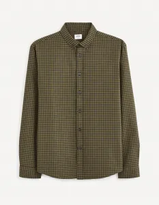 Celio Plaid Shirt 100% Cotton - Mens
