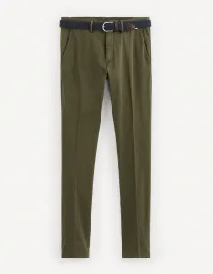 Chino nohavice pre mužov Celio - kaki