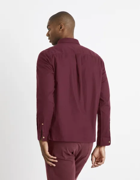 Celio Shirt twill regular Carobone - Mens
