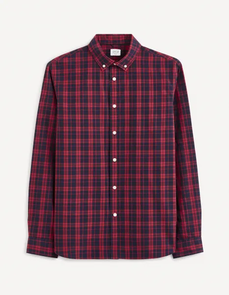 Celio Plaid Shirt Canew - Men's