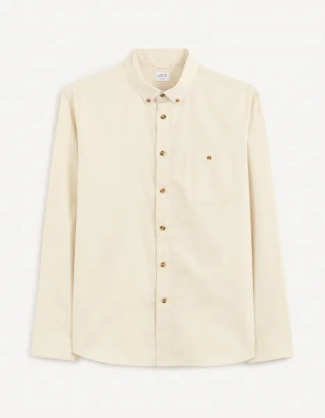 Celio Shirt twill regular Carobone - Mens