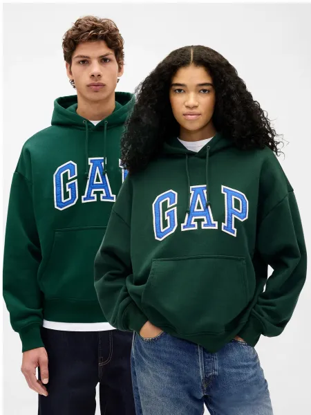 GAP Oversize Sweatshirt with Extra Heavyweight Unisex Logo - Men's