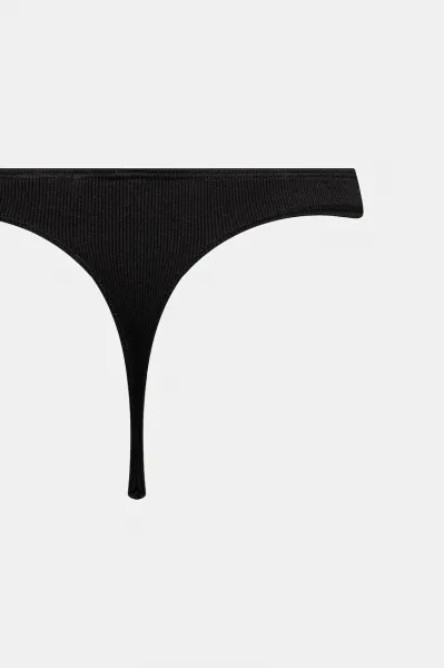 3PACK dámske tangá Tommy Hilfiger čierne (UW0UW05752 0V6) L