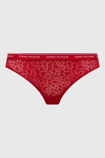 3PACK dámske tangá Tommy Hilfiger viacfarebná (UW0UW04896 0X0) XL