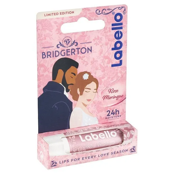 Labello Rose Meringue ošetrujúci balzam na pery - Limited Bridgerton Edition 4,8 g 1ks