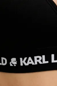 Spodná Bielizeň Karl Lagerfeld Logo Padded Bra Black