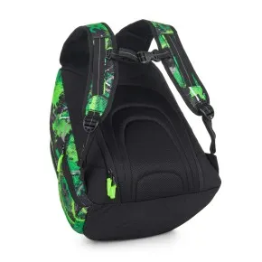 Batoh na notebook Bagmaster LINCOLN 25 A Green/black