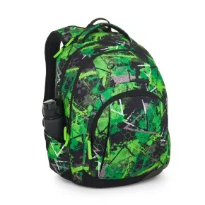 Batoh na notebook Bagmaster LINCOLN 25 A Green/black