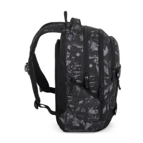 Školský set Bagmaster NOMAD 25 B Set Black/grey