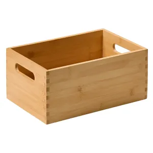 KESPER Viacúčelový skladovací box bambusový 13 x 28,5 x 18,5 cm