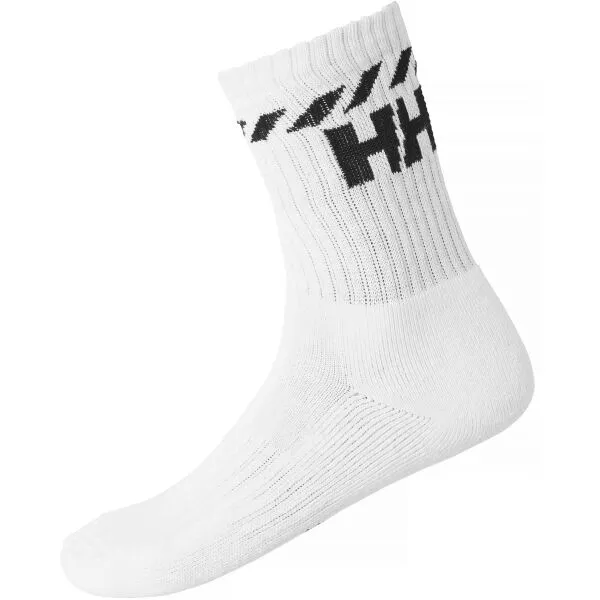 Helly Hansen COTTON SPORT SOCK 3PK Unisexové športové ponožky, biela, veľkosť