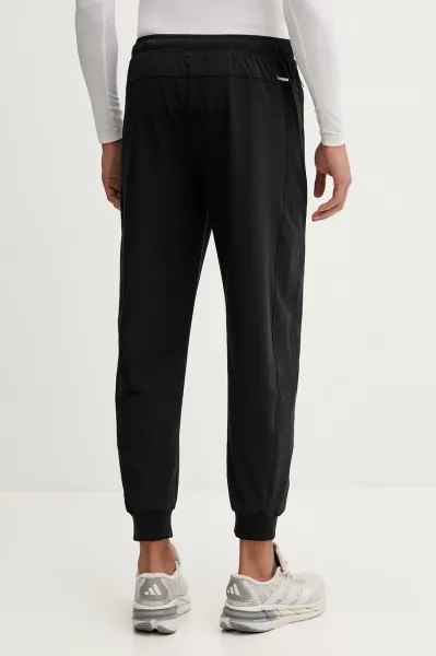 adidas WORKOUT FLEX WV PANT Pánske tepláky, čierna, veľkosť