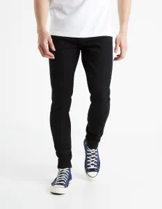 Čierne pánske skinny fit džínsy Celio Foskinny1