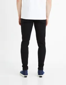 Čierne pánske skinny fit džínsy Celio Foskinny1