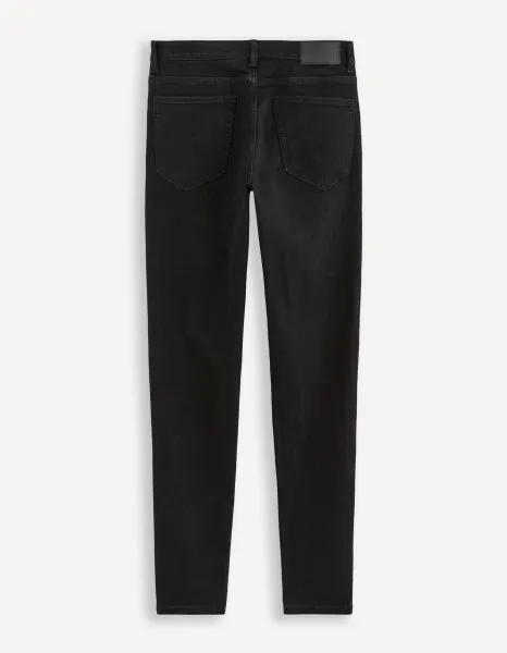 Čierne pánske skinny fit džínsy Celio Foskinny1