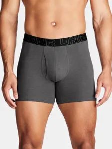 Boxerky pre mužov Under Armour - sivá, červená