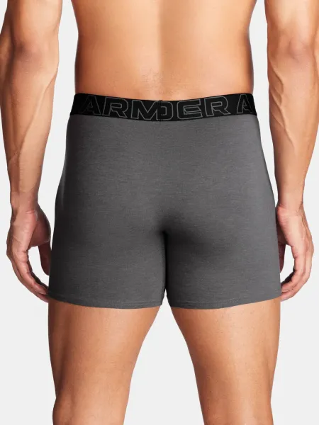 Boxerky pre mužov Under Armour - sivá, červená