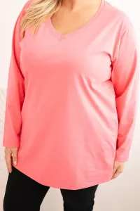Legínovo Dámska blúzka Plus Size s lodičkovým výstrihom biela Farba: Čierna, Veľkosť: 2XL/3XL
