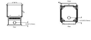 Regency F2450 Medium podstavec - kanadské kachle