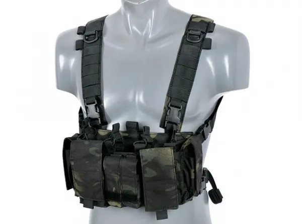 Nosič taktický hrudný 8FIELDS Patrol Chest Rig - multicam black