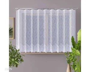 Záclona žakárová, Safira metráž, biela 150 cm