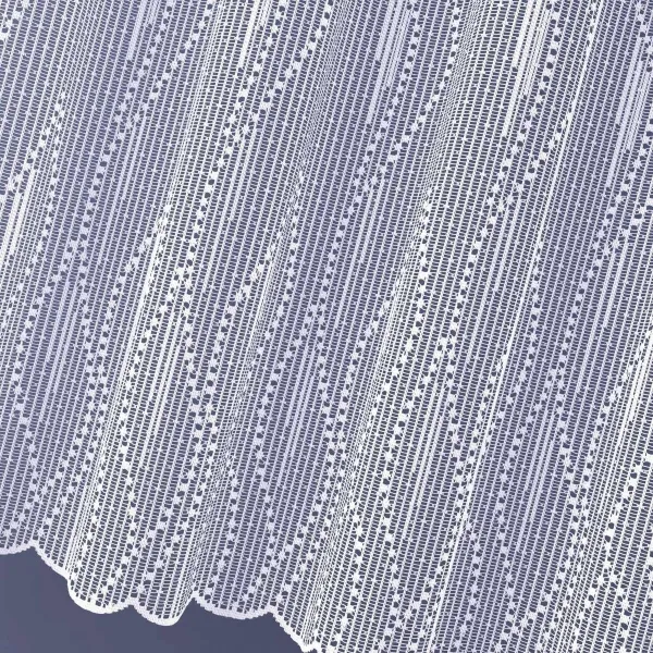Záclona žakárová, Edison metráž, biela, výška 100 cm 100 cm